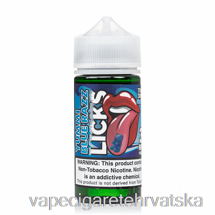 Vape Hrvatska Frozty Yummi Blue Raspberry - Licks Roll Upz - 100ml 6mg